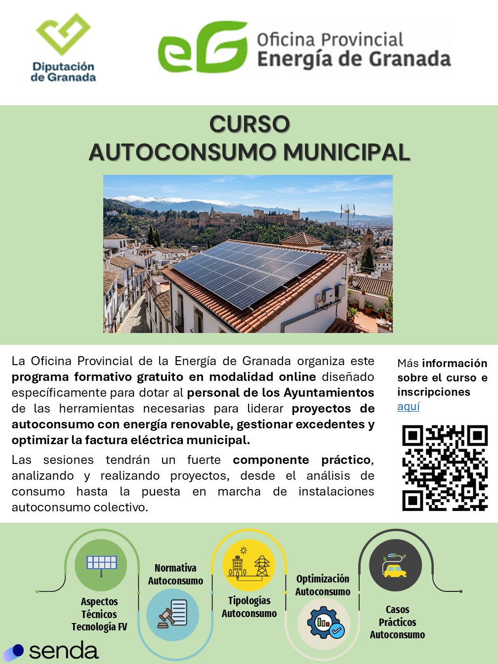Curso Autoconsumo Municipios Cartel Generico